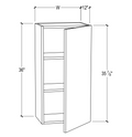 36” Height - Wall Cabinet – One Door